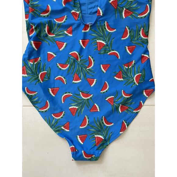 Old Navy Swim One Piece Swimsuit Watermelon Print Padded Swimwear - Picture 7 of 8